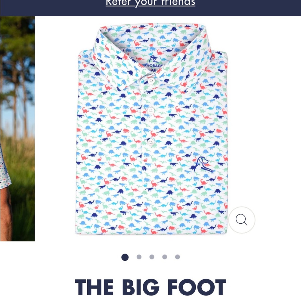 Rhoback Big Foot Dinosaur Polo